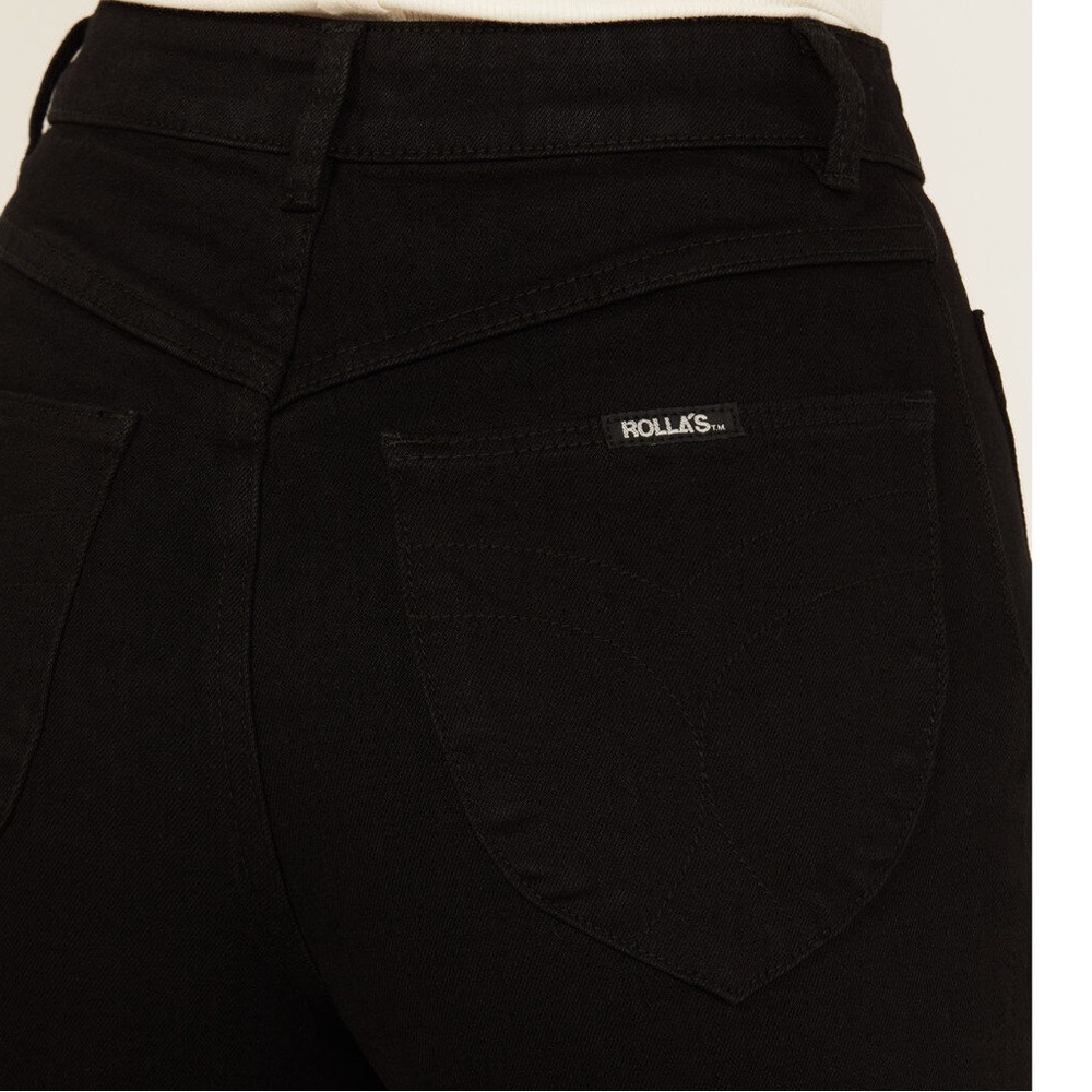 Rolla’s High Rise Wide Leg Jeans – Size 28, Black, Excellent Condition - Picture 3 of 6